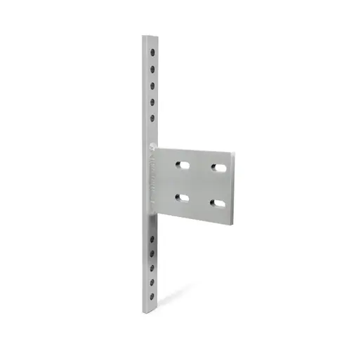 Aluminum Sunshade Curtainwall Bracket - 4" Tall Knife Plate - Powder Coat Aluminum Sunshade Curtainwall Bracket - 4" Tall Knife Plate - Powder Coat