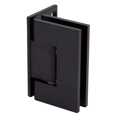 Glendale Square 5 Degree Positive Close Wall Mount, Brass and Stainless Steel Material, 3/8" to 1/2" Glazing Thickness, Oil Rubbed Bronze Finish