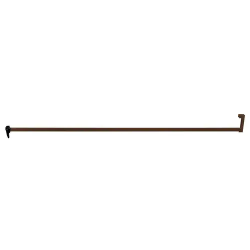 Sliding Door Security Bar Lock - 48" Bronze