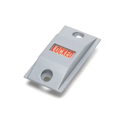 Lock Indicator Set Slide Down LOCKED - Aluminum Lock Indicator Set Slide Down LOCKED - Aluminum
