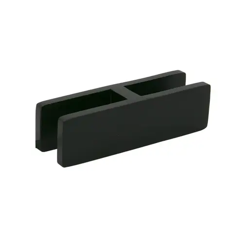 Matte Black Stabilizing Glass Clamp 180 Degree Glass-to-Glass 1/2"-9/16" Glass Matte Black Stabilizing Glass Clamp 180 Degree Glass-to-Glass 1/2"-9/16" Glass