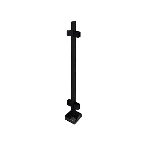 'FP' Series Posts 1" x 2" Rectangular Profile 42" Tall Center Post - Matte Black 'FP' Series Posts 1" x 2" Rectangular Profile 42" Tall Center Post - Matte Black