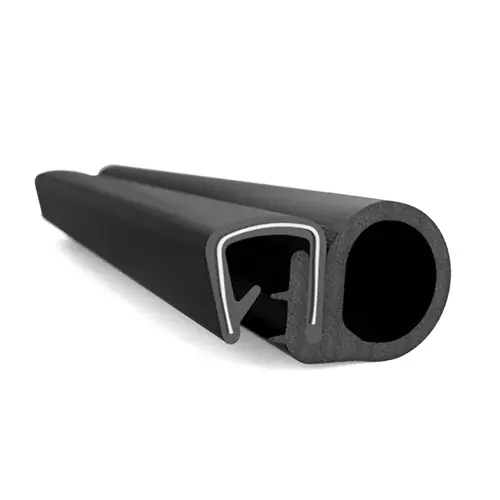 Push On Bulb Trim Seal with 90 Degree - 25' Length - Black Push On Bulb Trim Seal with 90 Degree - 25' Length - Black