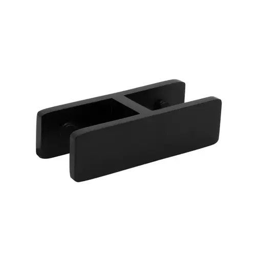 Stabilizing Glass Clamp 180 Degree Glass-to-Glass 11/16"-13/16" Glass - Matte Black Stabilizing Glass Clamp 180 Degree Glass-to-Glass 11/16"-13/16" Glass - Matte Black
