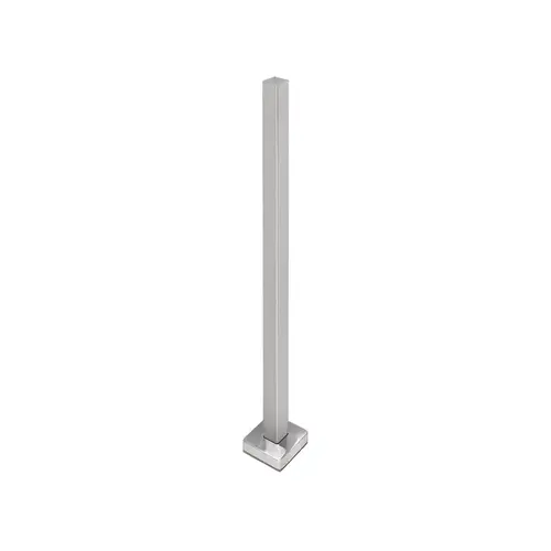 'FP' Series 2" x 2" Square 42" Tall Blank Post - Polished Stainless 'FP' Series 2" x 2" Square 42" Tall Blank Post - Polished Stainless
