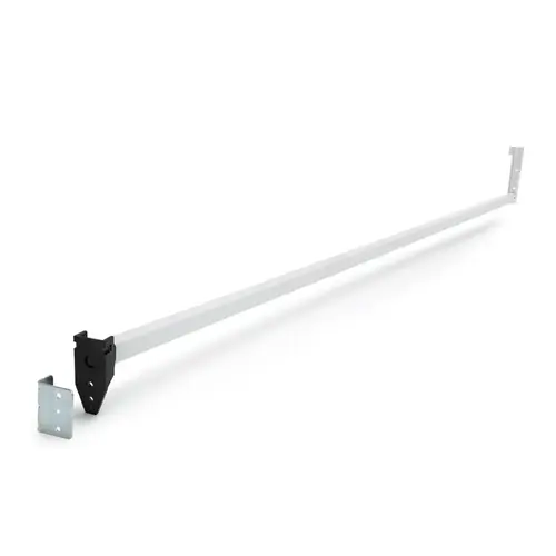 Sliding Door Security Bar Lock - 48" - White