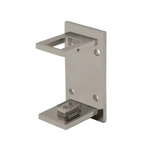 1" x 2" Post Fascia Brackets For Center or End Post - Brushed Stainless 1" x 2" Post Fascia Brackets For Center or End Post - Brushed Stainless