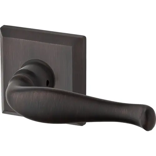 Half Dummy Right Hand Decorative Lever and Traditional Square Rose Venetian Bronze Finish Half Dummy Right Hand Decorative Lever and Traditional Square Rose Venetian Bronze Finish