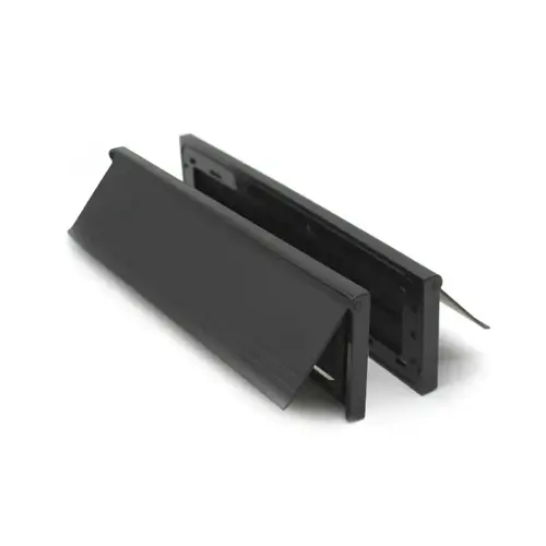 Draft Free Mail Slot 3" x 11-1/2" - Black Anodized