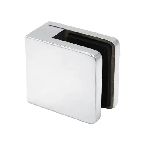 F-Series Square Clamp with Flat Base - Polished Stainless F-Series Square Clamp with Flat Base - Polished Stainless