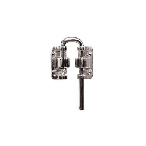 Sliding Door Loop Lock 1-1/8" - Nickel Plated Sliding Door Loop Lock 1-1/8" - Nickel Plated