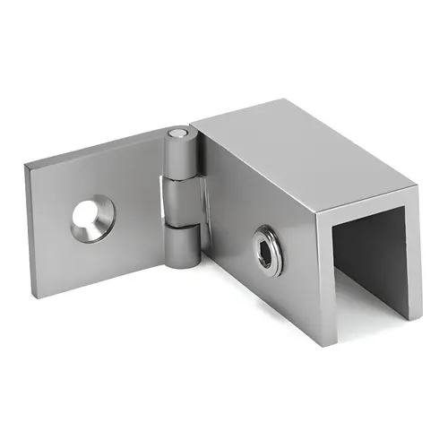 FHC SFCAW1RCH Right Hand Adjustable Wall Mount Slip Fit Glass Clamp, Brass Material, 5/16" To 1/2" Glazing Thickness, Polished Chrome Finish Right Hand Adjustable Wall Mount Slip Fit Glass Clamp, Brass Material, 5/16" To 1/2" Glazing Thickness, Polished Chrome Finish