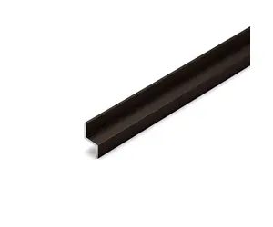 Brixwell D1626DU-CCP12 Aluminum Z-Bar Channel- Dark Black/Bronze