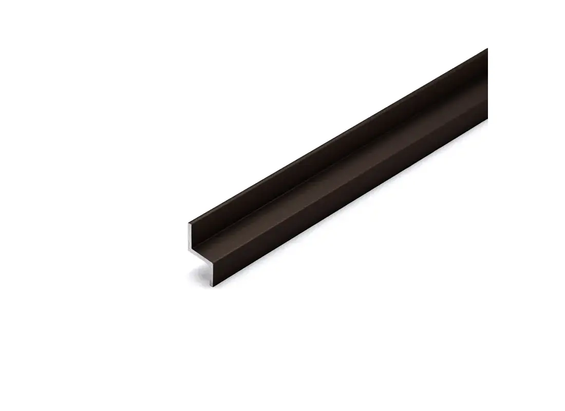 Brixwell D1626DU-CCP12 Aluminum Z-Bar Channel- Dark Black/Bronze