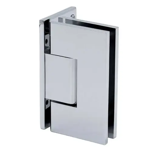 Glendale Adjustable Square Wall Mount Hinge Full Offset Back Plate - Polished Chrome Glendale Adjustable Square Wall Mount Hinge Full Offset Back Plate - Polished Chrome