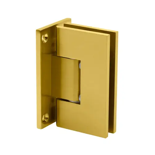 Glendale Adjustable Wall Mount Hinge Full Back Plate - Satin Brass Glendale Adjustable Wall Mount Hinge Full Back Plate - Satin Brass