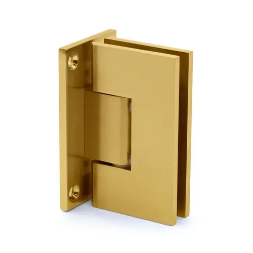 FHC GLENF1SBM Glendale Series Wall Mount Hinge Full Back Plate, Brass and Stainless Steel Material, 3/8" to 1/2" Glazing Thickness, Satin Brass Finish Glendale Series Wall Mount Hinge Full Back Plate, Brass and Stainless Steel Material, 3/8" to 1/2" Glazing Thickness, Satin Brass Finish
