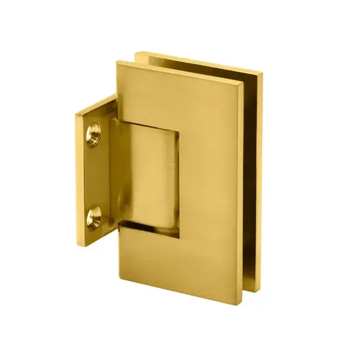 Glendale Square Wall Mount Hinge Short Back Plate - Satin Brass Glendale Square Wall Mount Hinge Short Back Plate - Satin Brass