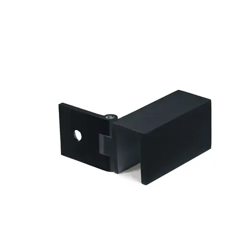 FHC SFCAW1LMB Left Hand Adjustable Wall Mount Slip Fit Glass Clamp, Brass Material, 5/16" To 1/2" Glazing Thickness, Matte Black Finish Left Hand Adjustable Wall Mount Slip Fit Glass Clamp, Brass Material, 5/16" To 1/2" Glazing Thickness, Matte Black Finish