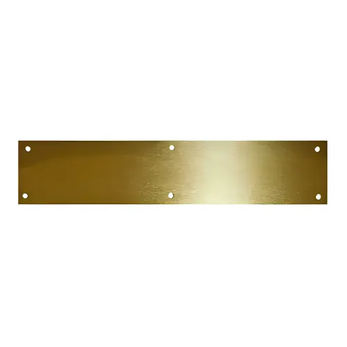 8" x 41" Kick Plate Brass Toned Aluminum Finish
