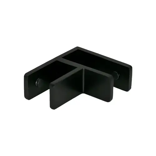 Stabilizing Glass Clamp 90 Degree Glass-to-Glass 11/16"-13/16" Glass - Matte Black Stabilizing Glass Clamp 90 Degree Glass-to-Glass 11/16"-13/16" Glass - Matte Black
