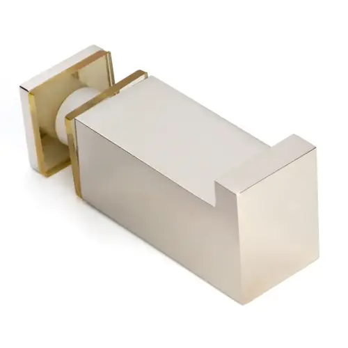 Square Thru-Glass Towel/Robe Hook - Polished Nickel Square Thru-Glass Towel/Robe Hook - Polished Nickel