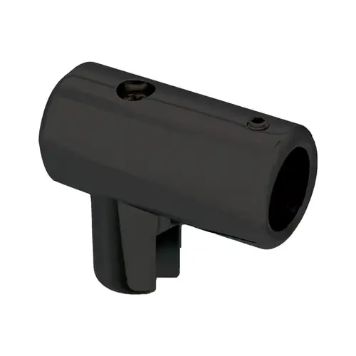 Glass Mount Support Bar U-Bracket - 3/8" or 1/2" Glass - Matte Black Glass Mount Support Bar U-Bracket - 3/8" or 1/2" Glass - Matte Black