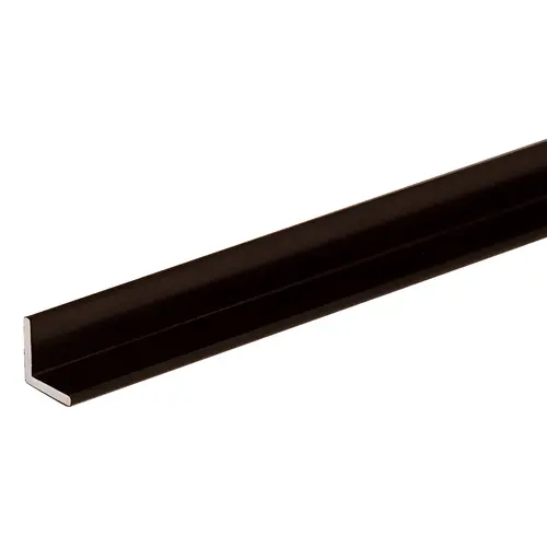 Aluminum 1/2" Angle Extrusion- Dark Bronze Anodized  24" Length