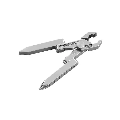 Key Ring Multi-Tool - Solid Stainless Steel Construction - Polished Key Ring Multi-Tool - Solid Stainless Steel Construction - Polished