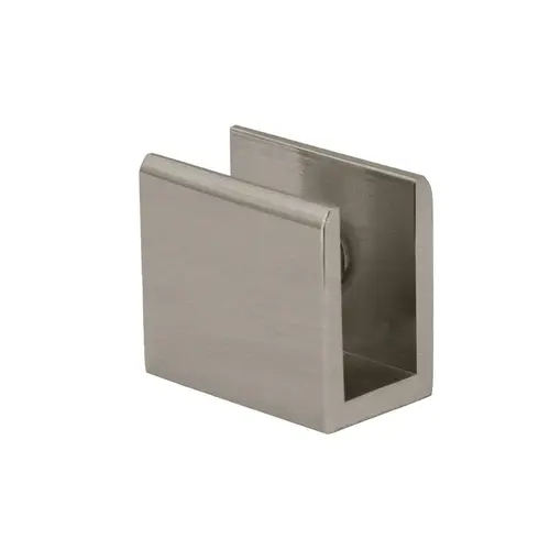 Square Wall Mount Shelf Clamp 1-1/8" x 1" - Brushed Nickel Square Wall Mount Shelf Clamp 1-1/8" x 1" - Brushed Nickel