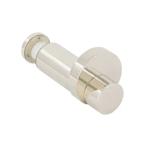 Standoff Thru-Glass Towel/Robe Hook for 3/8" and 1/2" Glass - Polished Nickel Standoff Thru-Glass Towel/Robe Hook for 3/8" and 1/2" Glass - Polished Nickel