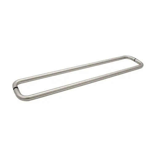 Back-To-Back Tubular Towel Bar, Brass Material, 30" Center To Center, 3/4" Tube Diameter, Brushed Nickel Finish Back-To-Back Tubular Towel Bar, Brass Material, 30" Center To Center, 3/4" Tube Diameter, Brushed Nickel Finish