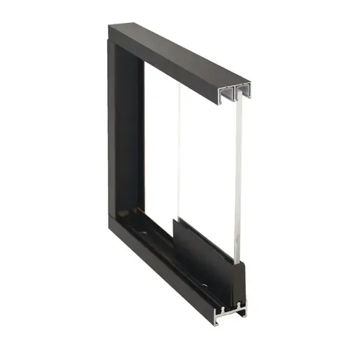 Classic Track Assembly D609/D592 - Dark Black/Bronze Anodized - 72" Stock Length - pack of 2 Classic Track Assembly D609/D592 - Dark Black/Bronze Anodized - 72" Stock Length - pack of 2