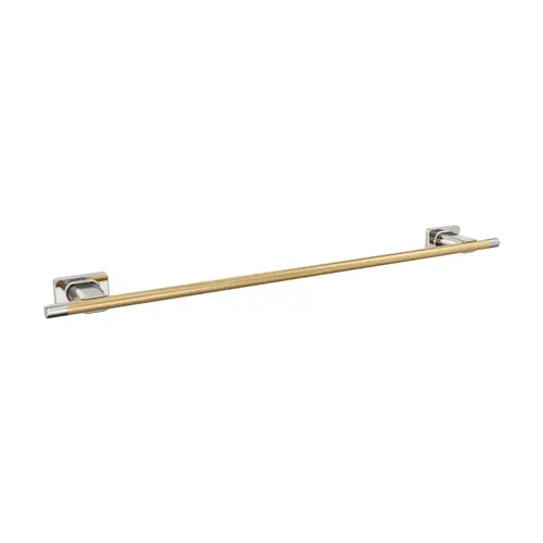 Esquire Polished Nickel/Champagne Bronze Towel Bar Esquire Polished Nickel/Champagne Bronze Towel Bar