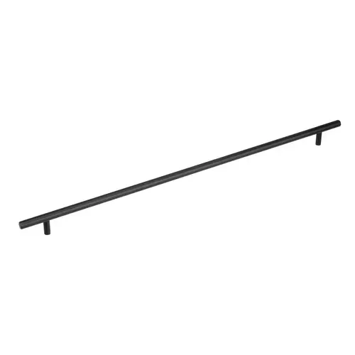 18-7/8" (480 mm) Center to Center Carbon Steel Bar Cabinet Pull Matte Black Finish 18-7/8" (480 mm) Center to Center Carbon Steel Bar Cabinet Pull Matte Black Finish