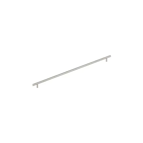 Amerock Bar Pulls Series 25-3/16 in (640 mm) Center to Center Satin Nickel Pull Amerock Bar Pulls Series 25-3/16 in (640 mm) Center to Center Satin Nickel Pull