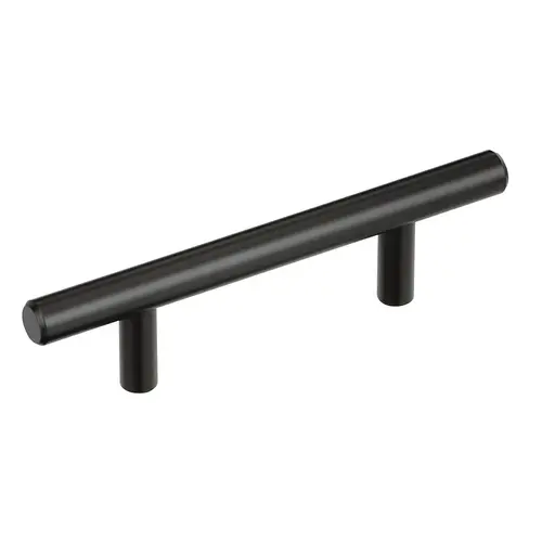 3" (76 mm) Center to Center Bar Cabinet Pull Matte Black Finish