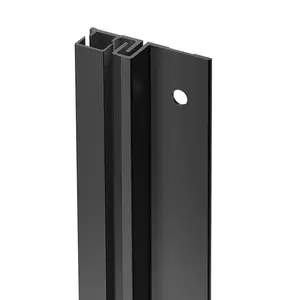 Select Hinges LGO83-BK Latch Guard(Protector), Outswing, 83", 315/BK Black Anodized