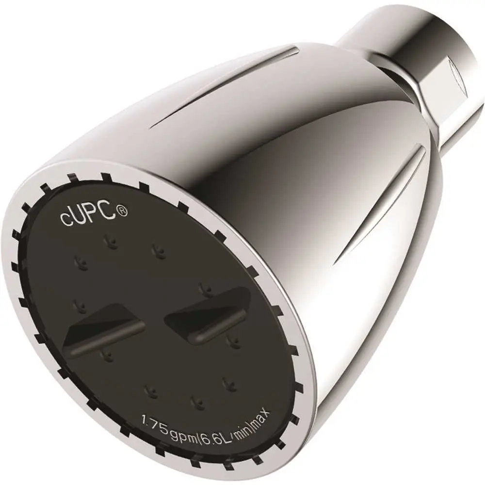 GENERIC PRIVATE BRAND Chrome Adj Spray Showerhead 2.5 Gpm Black Face Chrome SD1102-A1 GENERIC PRIVATE BRAND Chrome Adj Spray Showerhead 2.5 Gpm Black Face Chrome SD1102-A1