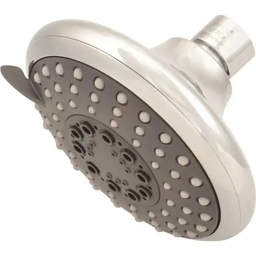 Chrome Water Saving Massage Showerhead, 1.75 Gpm, 5" Face Dia