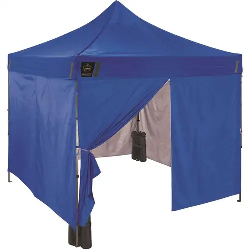 6053 Single Blue Enclosed Pop-Up Tent Kit - 10ft X 10ft 6053 Single Blue Enclosed Pop-Up Tent Kit - 10ft X 10ft