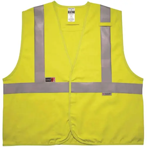 8261frhl 4xl/5xl Lime Class 2 Fr Safety Vest - Dual Compliant - Hl 8261frhl 4xl/5xl Lime Class 2 Fr Safety Vest - Dual Compliant - Hl