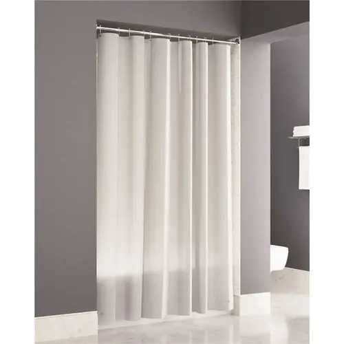 Peva 6g Regular Frosty Shower Curtain 72x72,cpc Grommets