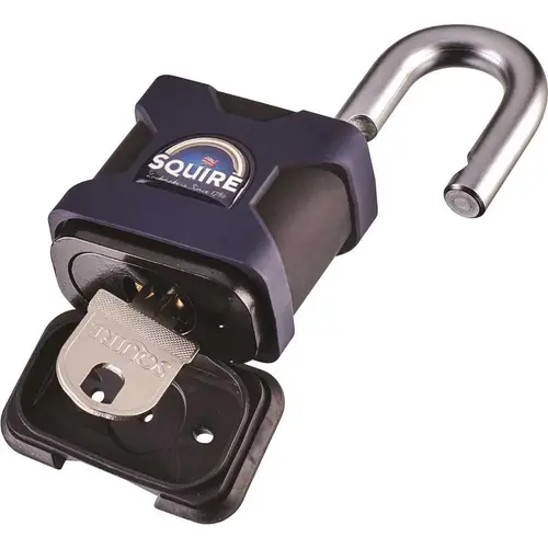 Stronghold Premium Padlock, Boron Steel, Open Shackle, 50mm, Keyed
