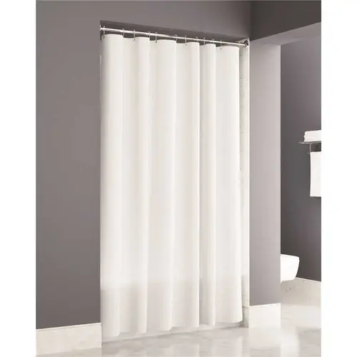 Peva 6g Regular White Shower Curtain 72x78,cpc Grommet