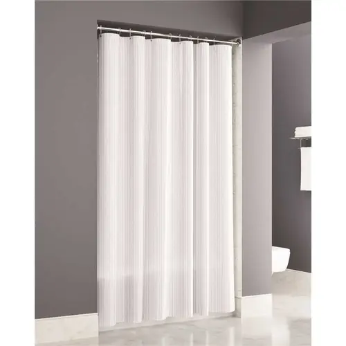 Vertical Stripe Regular Tan Shower Curtains 72x72