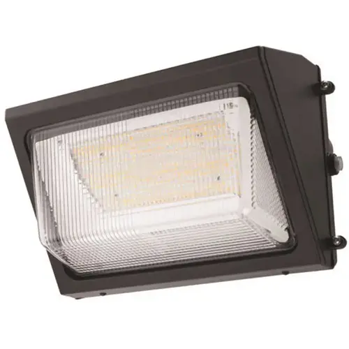 LED Wallpack With Photocell, Dual Select, 3 Cct, 100 Watts, White