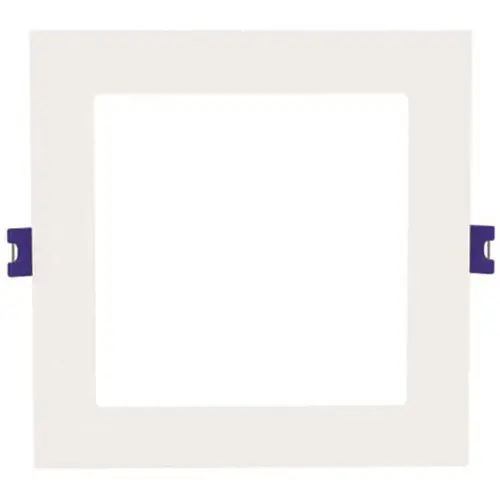 4" LED Flat Downlight, Square, 540/700 Lumens, 5 Cct, 9 Watts, White
