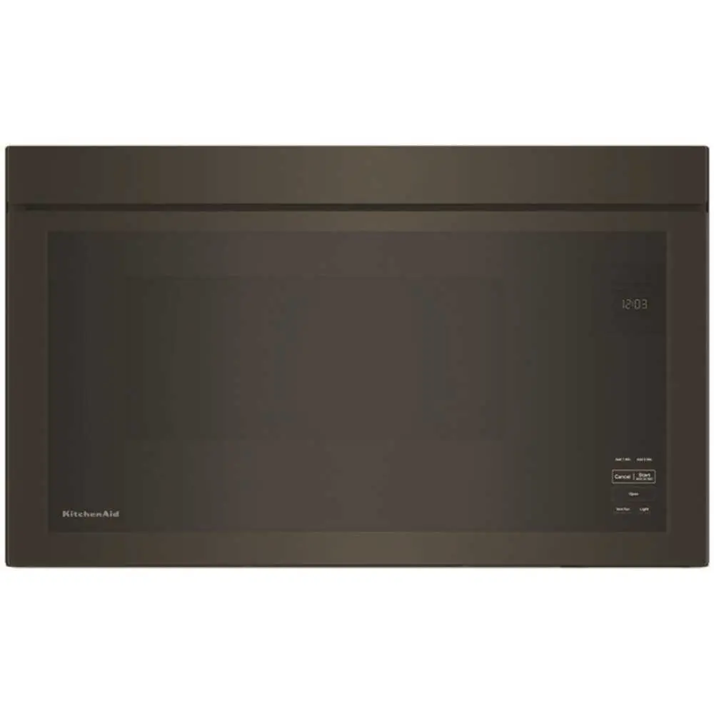KitchenAid 1.1 Cu. Ft. Over-The-range Microwave Flush Built-In black Stainless KMMF330PBS KitchenAid 1.1 Cu. Ft. Over-The-range Microwave Flush Built-In black Stainless KMMF330PBS
