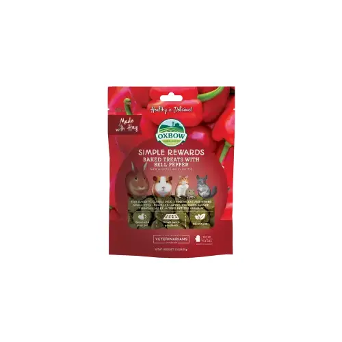 Baked Treats with Bell Pepper for Small Pets 3-oz